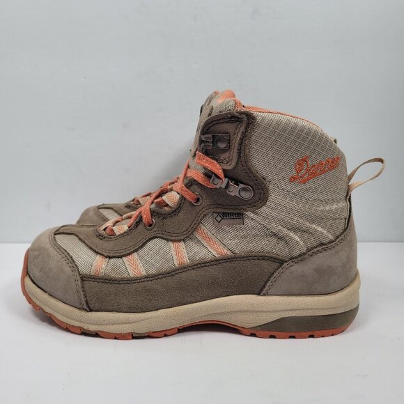Danner St. Helens Mid 4" Gore-Tex Women's Brown Orange Hiking Boots US Size 7.5 - Picture 2 of 8